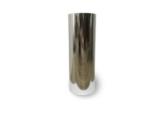 película de poliéster metalizada de empaquetado de aluminio 45um, película reflexiva de plata de Mylar