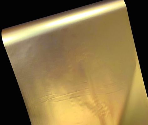 Película olográfica de la proyección del oro, película de la proyección de la ventana de la bobina 100micron