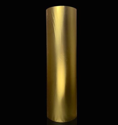 Película olográfica de la proyección del oro, película de la proyección de la ventana de la bobina 100micron