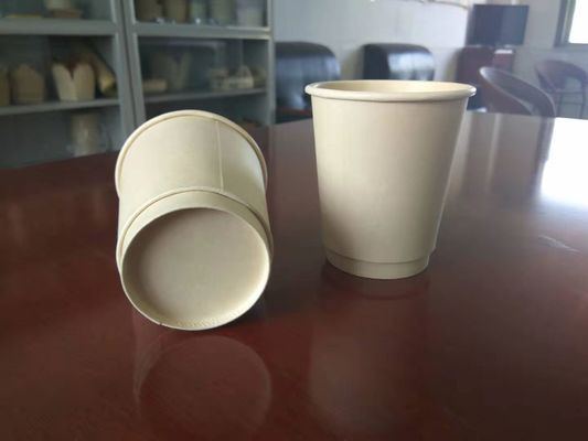 Ninguna taza de papel disponible del PLA del olor, taza doble del papel de empapelar de la paleta de bambú