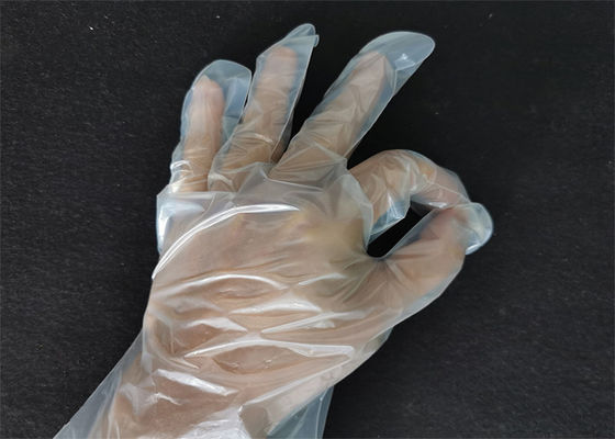 Guantes disponibles biodegradables transparentes suaves respirables respetuosos del medio ambiente