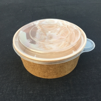 Caja de empaquetado de papel modificada para requisitos particulares del almuerzo para llevar de la fruta de la ensalada de Kraft con la ventana del animal doméstico