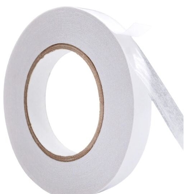 Base de disolvente / fundido en caliente cinta de bordado de papel de doble cara con fundido en caliente / disolvente