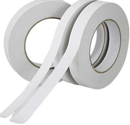 Base de disolvente / fundido en caliente cinta de bordado de papel de doble cara con fundido en caliente / disolvente