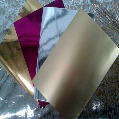 Papel de envoltura de alimentos de papel de papel de aluminio con respaldo