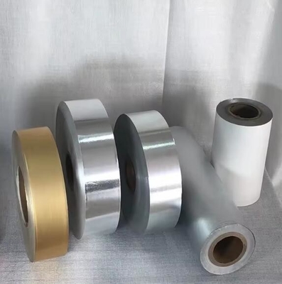 Impresión de alimentos embalaje papel de aluminio, 75gm papel de envoltura de mantequilla de color plateado barato para la venta