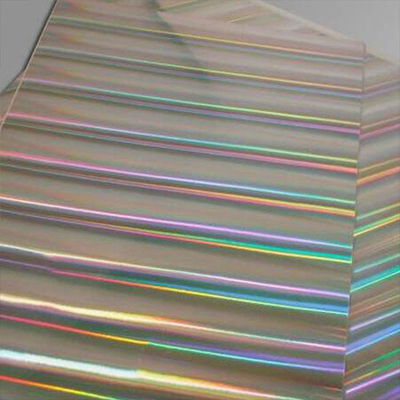 Papel holográfico metalizado / cartón para impresión y embalaje