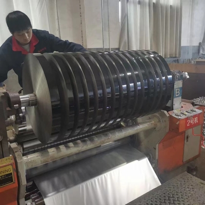 Película de poliéster metalizada de cobre azul y negro o aluminizada para envases y conductos