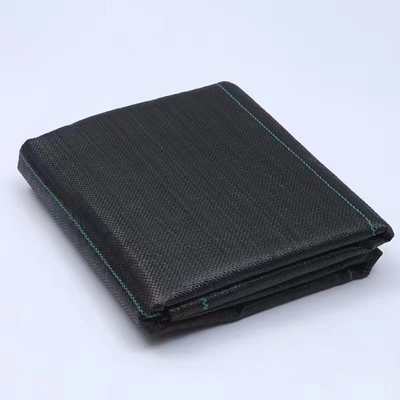 90g 100g 200g 250g Polipropileno Barrera de Control de Hierbas Faldas, Tejido de Control de Hierbas Negras en Rollo