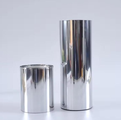 Rollo de película laminadora de plata / color de 12 micrones AL PET para el embalaje de serpientes
