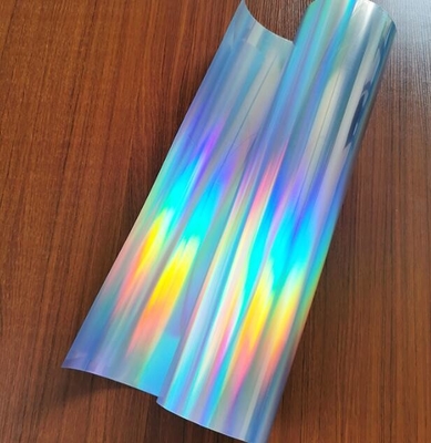 Película de automóvil colorida con láser, autoadhesivo de PVC con letras láser, pegatinas para automóviles, pegatinas instantáneas recubiertas de aluminio