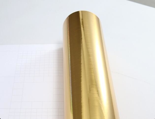Rollo de película autoadhesiva de oro, pegatinas decorativas autoadhesivas para refrigeradores, pegatinas PET para ascensores, pegatinas con letras