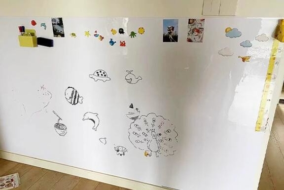 Película de escritura de pizarra personalizada, película borrable de libro de mascotas de color blanco lechoso, película extraíble de pizarra de oficina