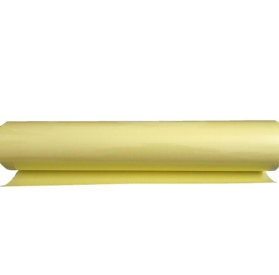Resistente a altas temperaturas adhesivo para aceite de dos lados papel amarillo de fondo transparente de PVC adhesivo de dos lados
