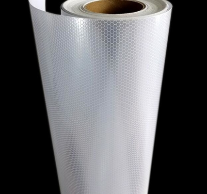 Cuadro sin costura de la panza de miel de grado publicitario de la señal de tráfico letras película reflectante adhesiva