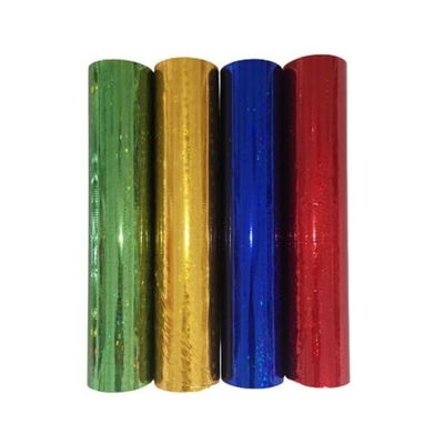 Película aluminizada de oro de poliéster brillante, película de oro PET para artesanía y papel laminado
