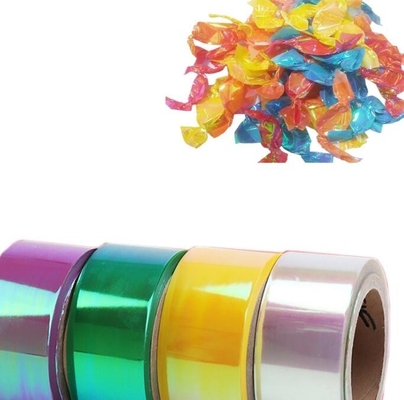 Película de PVC metalizada para el envasado de caramelos, película metálica para el envasado de caramelos