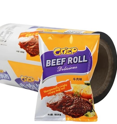 Impresión personalizada de película pet+al+pe de 110mic.100mic en rollo para bolsas de embalaje de alimentos