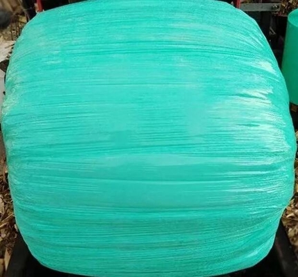 Película de envase de envase verde y blanco negro de plástico PE para envasadoras de envase redondo y cuadrado agrícolas