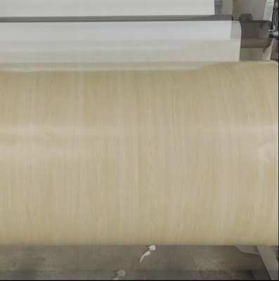 Películas de impresión para muebles de decoración de granos de madera, papel poli decorativo para muebles