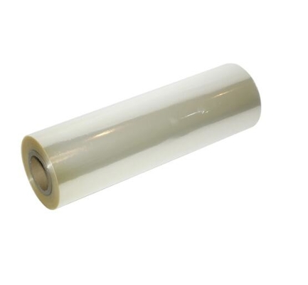 Rollo de película contraída de PVC para calentamiento Etiquetas envolver proteínas en polvo botellas de jugo de agua latas de vidrio bebida