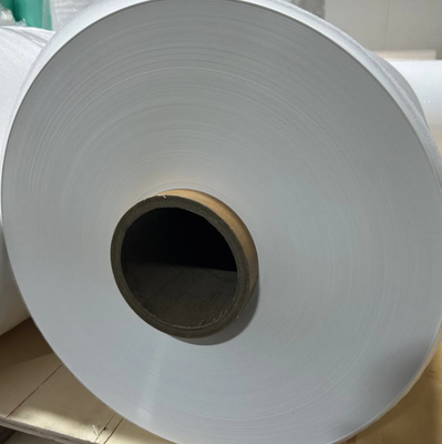 Color amarillo PE contractor de calor / LLDPE película de estiramiento para embalaje botella / embalaje de bebidas protector