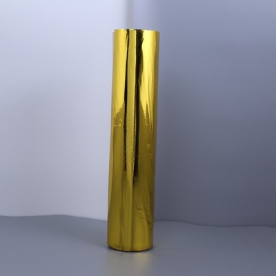 Oro de color 12mic PET película aluminizada resistente a altas temperaturas
