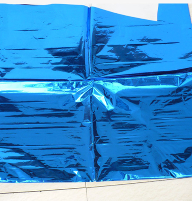 Poliéster película de oro rosado papel película metalizada China película roja papel brillante cinta de papel de aluminio azul lago profundo