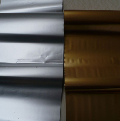 Película de propileno metalizado de color / película de CPP reflejada de Mylar aluminizada