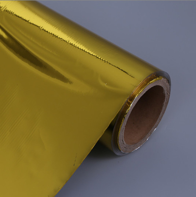 Película de propileno metalizado de color / película de CPP reflejada de Mylar aluminizada