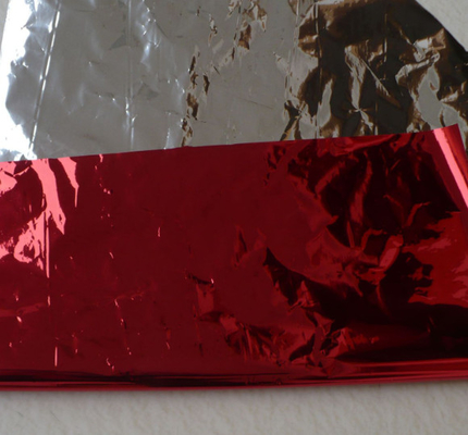 Película de propileno metalizado de color / película de CPP reflejada de Mylar aluminizada