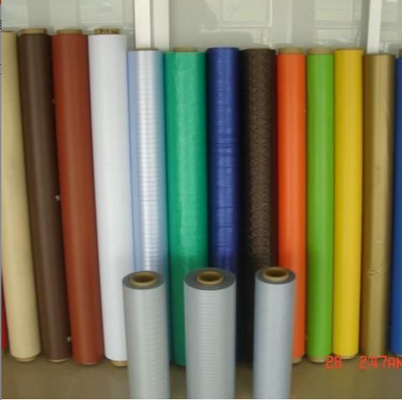 Suministro de película transparente de PVC suave de color de PVC de color helado de película de PVC brillante