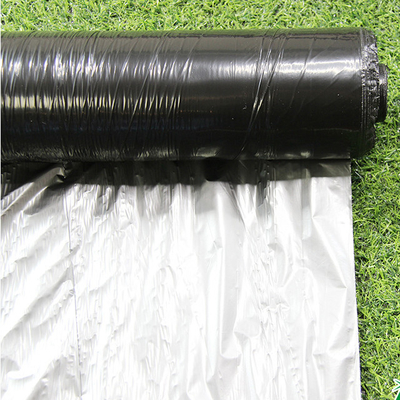 Película de plástico de cobertura UV de plata negra 25um/30um/35um para agricultura