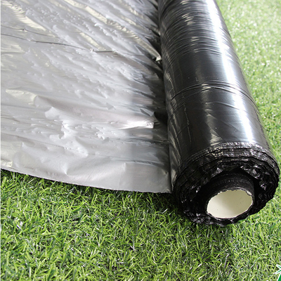 Película de plástico de cobertura UV de plata negra 25um/30um/35um para agricultura