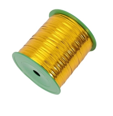 Cable de correa de correa de plástico revestido de oro metálico
