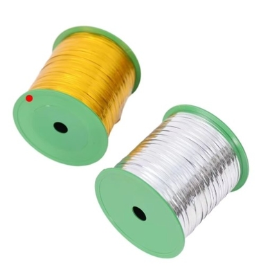8cm de carrete de metal de oro Twist Tie para el pan y regalo Twist Ties para el embalaje de panadería