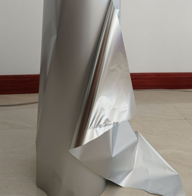 Película aluminizada para mascotas, al vacío, película cpp aluminizada, película mate, película ligera de aluminio doble corona 12um