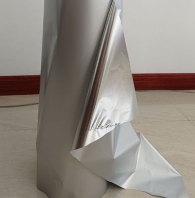 Película de aluminio de PET, Película de aluminio de PET de doble cara, Película de Yin y Yang, Película de PET de Yin y Yang