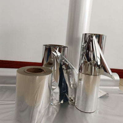 Película de aluminio de PET, Película de aluminio de PET de doble cara, Película de Yin y Yang, Película de PET de Yin y Yang