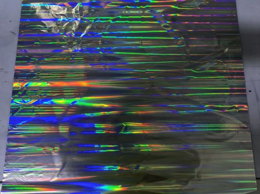 12mic PET/17mic bopp recubrimiento holográfico metalizado primer utilizado para la impresión UV