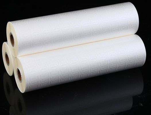 Película PET&amp;BOPP de patrón diferente y película de laminación transparente para cartón de papel