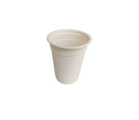 taza biodegradable de papel de la maicena 220ml 8oz para el café caliente y la consumición fría