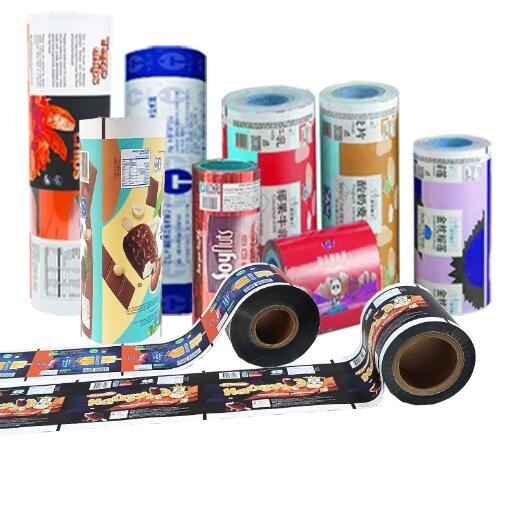 Impresión personalizada de película pet+al+pe de 110mic.100mic en rollo para bolsas de embalaje de alimentos