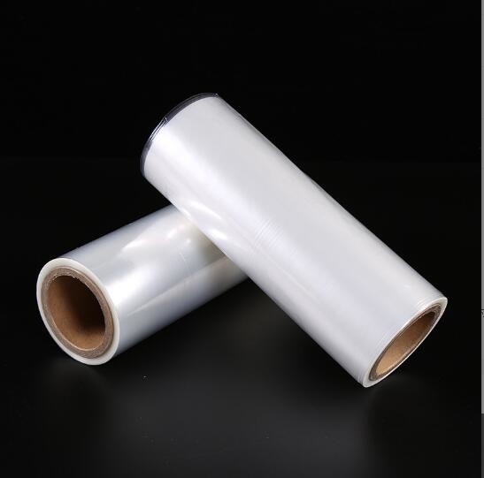 POF Película contractil térmica para zapatos Bolsa de ampollas Embalaje transparente Bolsa de película contractil térmica de plástico cosmético