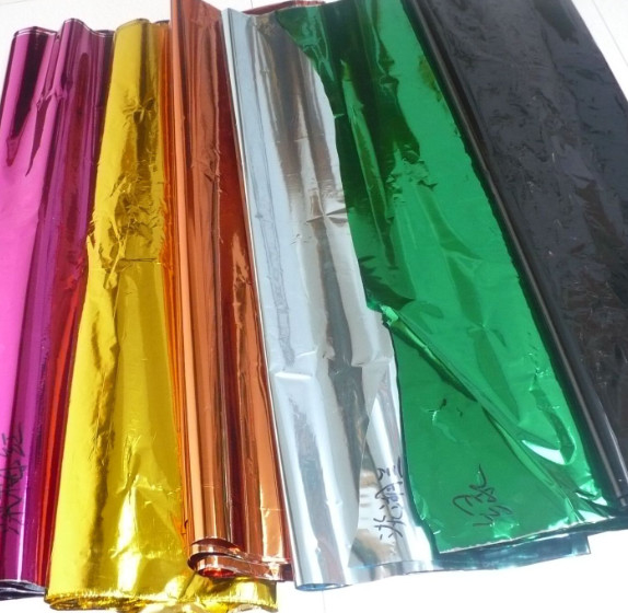 Película de propileno metalizado de color / película de CPP reflejada de Mylar aluminizada
