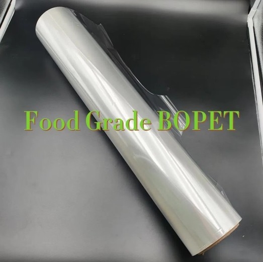 Shandong Resistencia a altas temperaturas BOPET Película transparente Impresión de calidad alimentaria PET para embalaje de bolsas